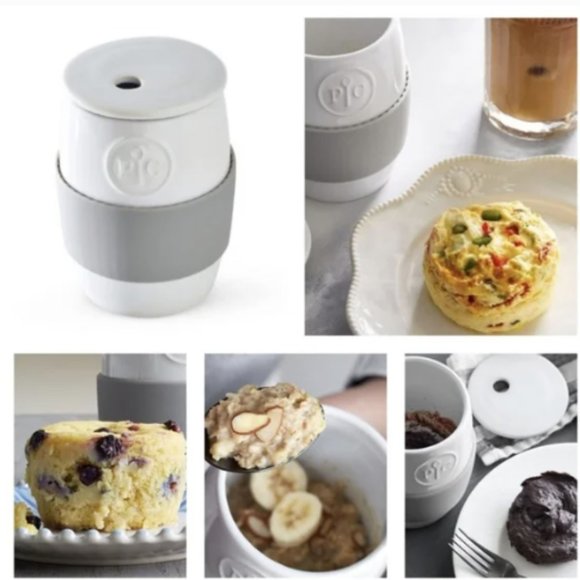 New Pampered Chef Ceramic Egg Cooker #1529 - New in Box - Picture 6 of 7